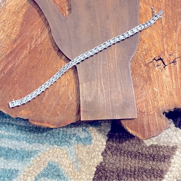 1.02CTW DIAMOND 💎 & Sterling Silver Tennis 🎾 Bracelet ✅GUARENTEED 💯AUTHENTIC - Picture 9 of 11